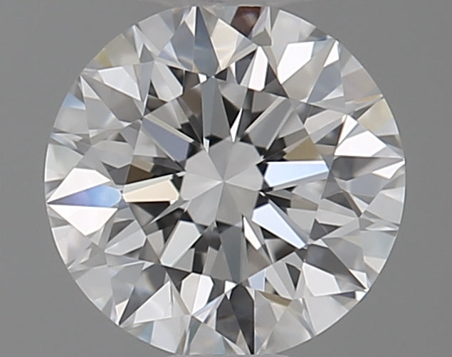 0.52 Carat Round Natural Diamond with  Cut Diamond in 14KT  view 1
