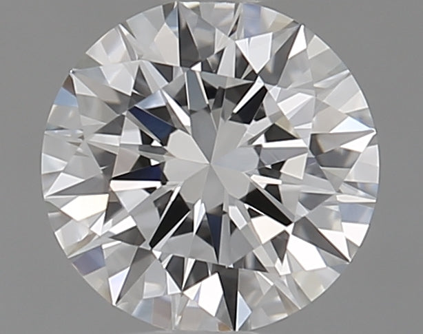 0.54 Carat Round Natural Diamond with  Cut Diamond in 14KT  view 1
