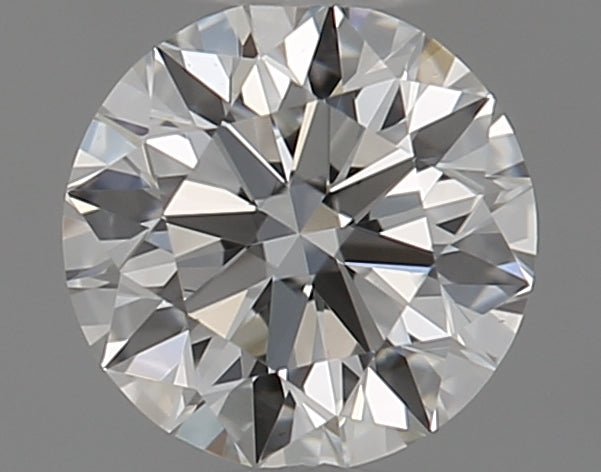 0.3 Carat Round Natural Diamond with  Cut Diamond in 14KT  view 1
