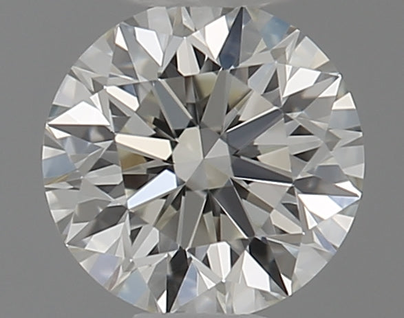 0.3 Carat Round Natural Diamond with  Cut Diamond in 14KT  view 1
