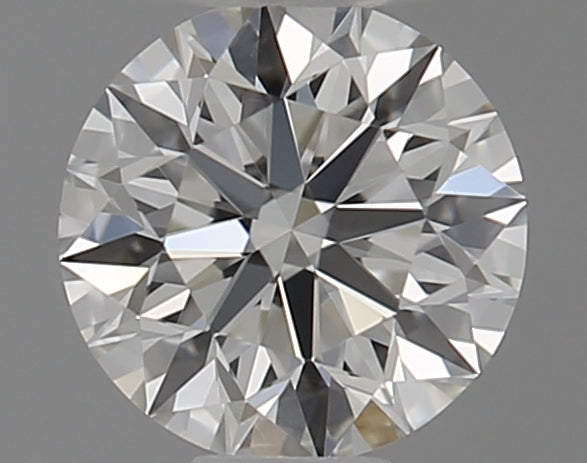 0.3 Carat Round Natural Diamond with  Cut Diamond in 14KT  view 1
