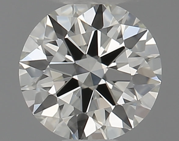 0.3 Carat Round Natural Diamond with  Cut Diamond in 14KT  view 1
