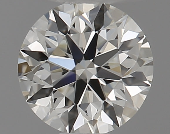 0.3 Carat Round Natural Diamond with  Cut Diamond in 14KT  view 1
