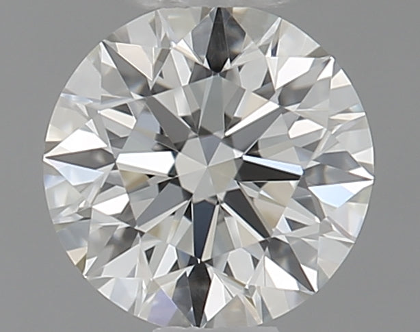 0.34 Carat Round Natural Diamond with  Cut Diamond in 14KT  view 1
