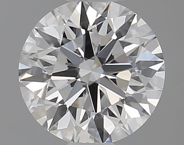 0.61 Carat Round Natural Diamond with  Cut Diamond in 14KT  view 1
