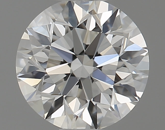 0.46 Carat Round Natural Diamond with  Cut Diamond in 14KT  view 1
