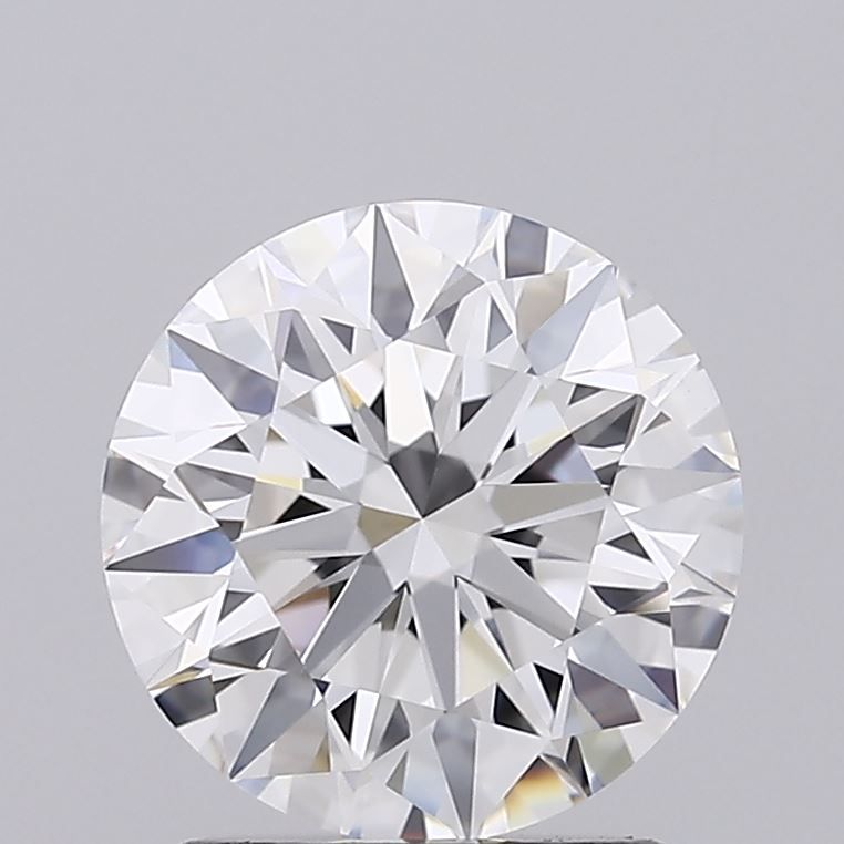 1.6 Carat Round Lab Diamond with  Cut Diamond in 14KT  view 1

