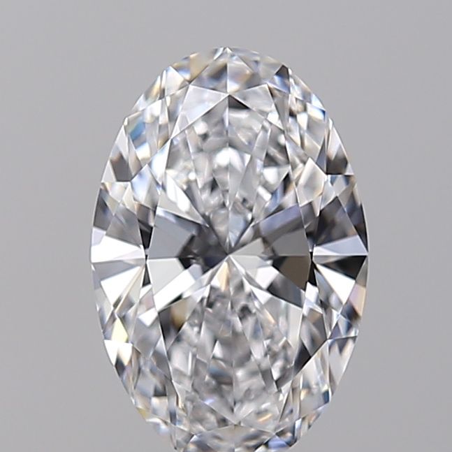 1.0 Carat Oval Natural Diamond with  Cut Diamond in 14KT  view 1
