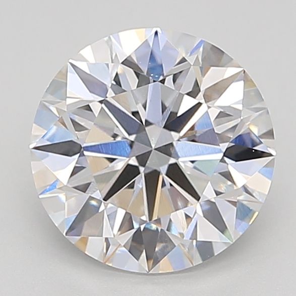 2.69 Carat Round Lab Diamond with  Cut Diamond in 14KT  view 1
