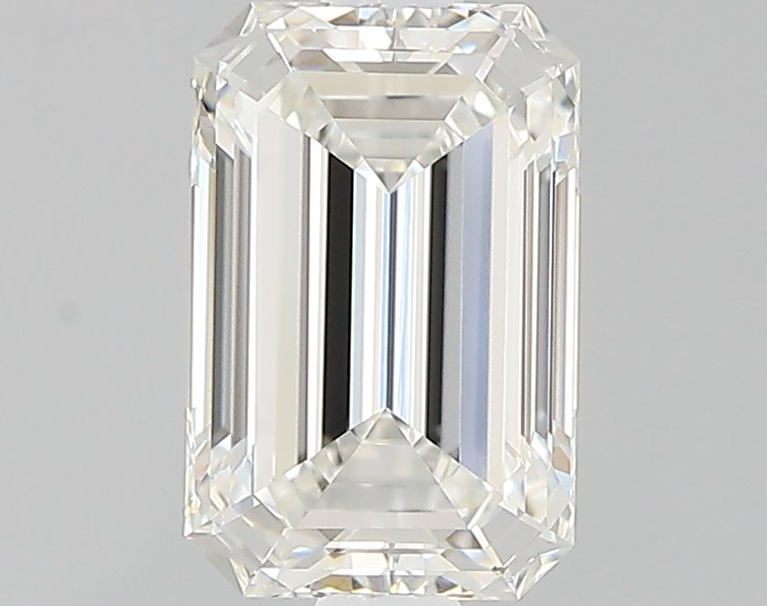 1.0 Carat Emerald Natural Diamond with  Cut Diamond in 14KT  view 1
