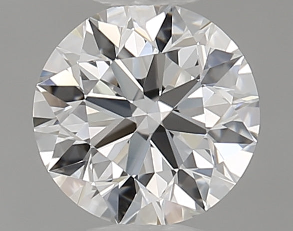 0.6 Carat Round Natural Diamond with  Cut Diamond in 14KT  view 1
