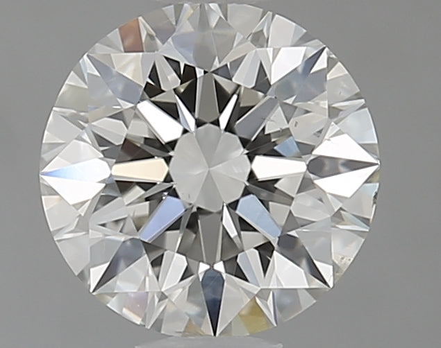 1.28 Carat Round Natural Diamond with  Cut Diamond in 14KT  view 1
