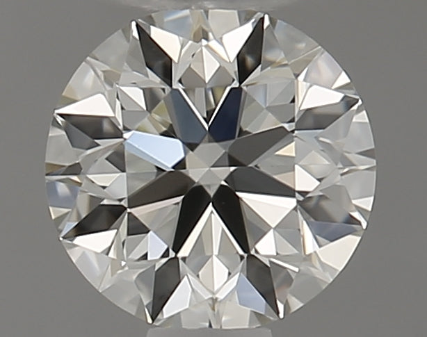 0.4 Carat Round Natural Diamond with  Cut Diamond in 14KT  view 1
