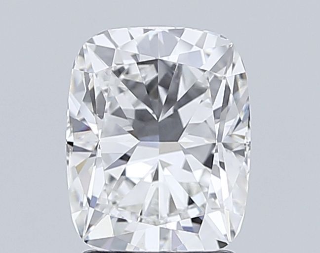 2.02 Carat Cushion Lab Diamond with  Cut Diamond in 14KT  view 1
