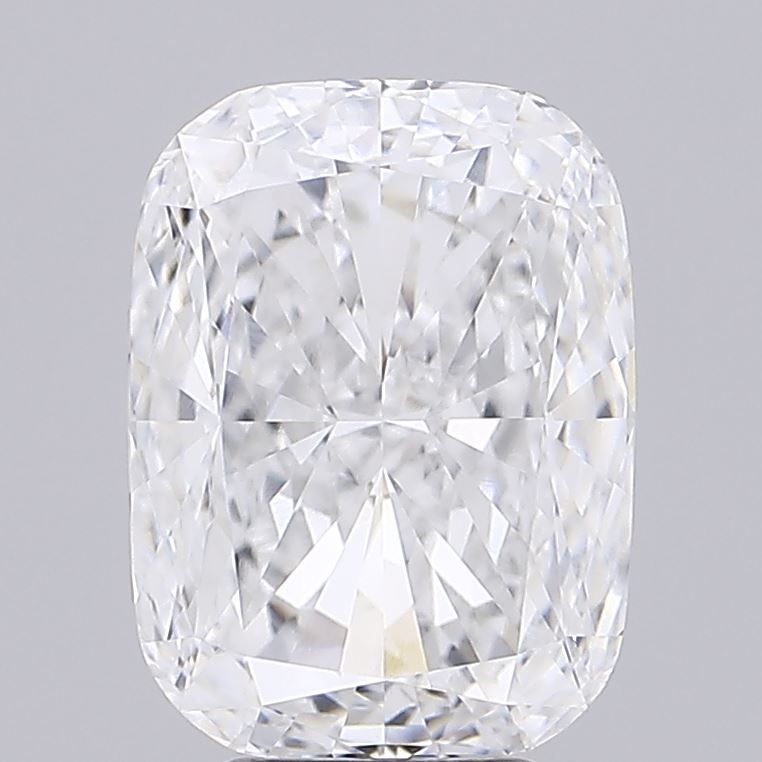 4.79 Carat Cushion Lab Diamond with  Cut Diamond in 14KT  view 1
