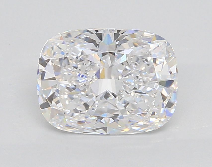 2.03 Carat Cushion Lab Diamond with  Cut Diamond in 14KT  view 1
