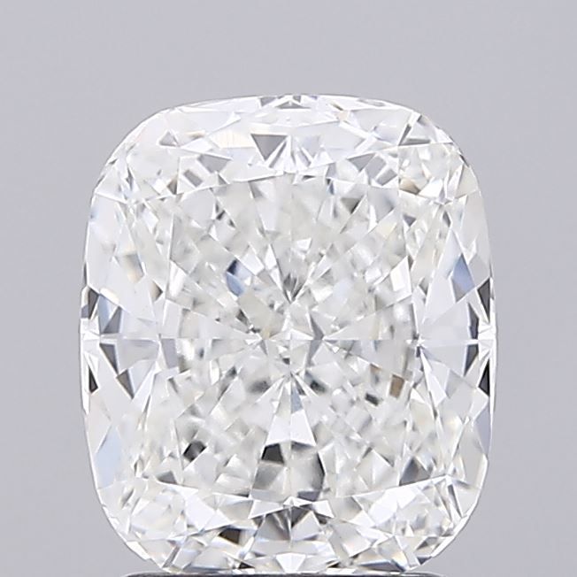 2.14 Carat Cushion Lab Diamond with  Cut Diamond in 14KT  view 1
