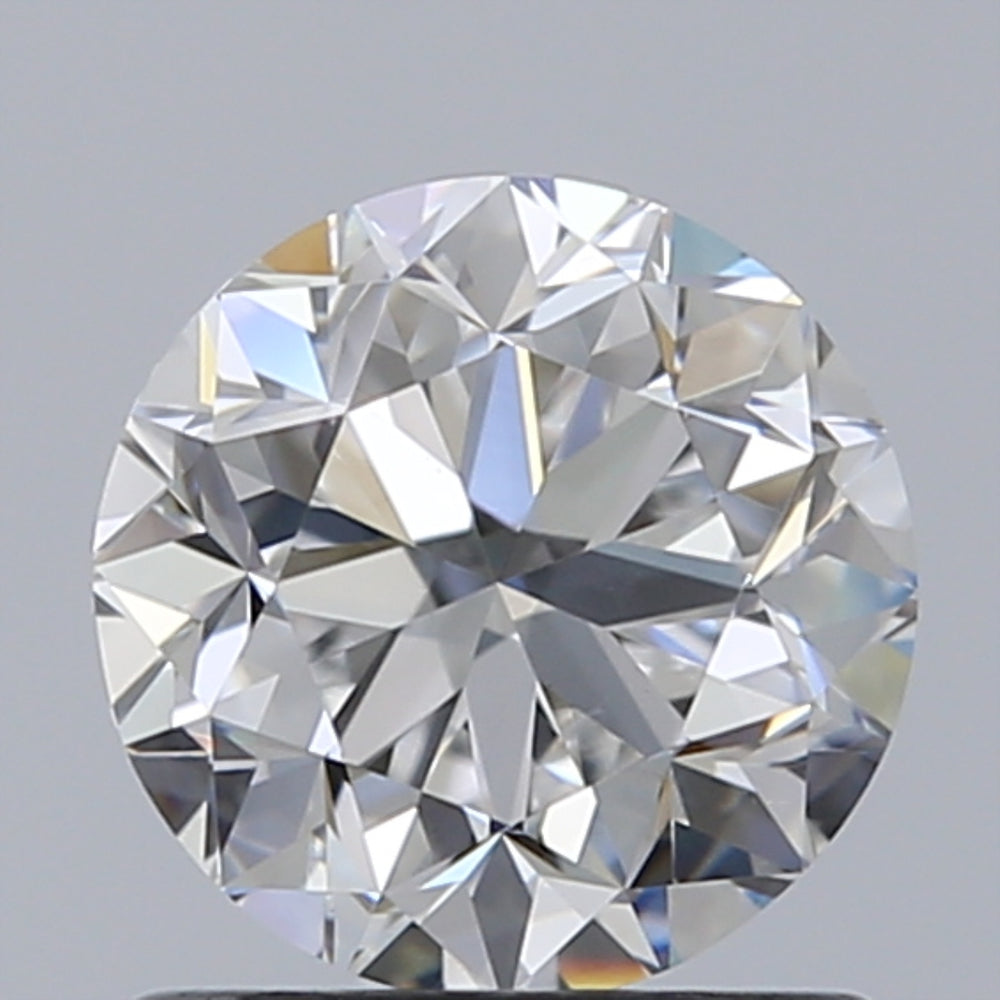 1.01 Carat Round Natural Diamond with  Cut Diamond in 14KT  view 1
