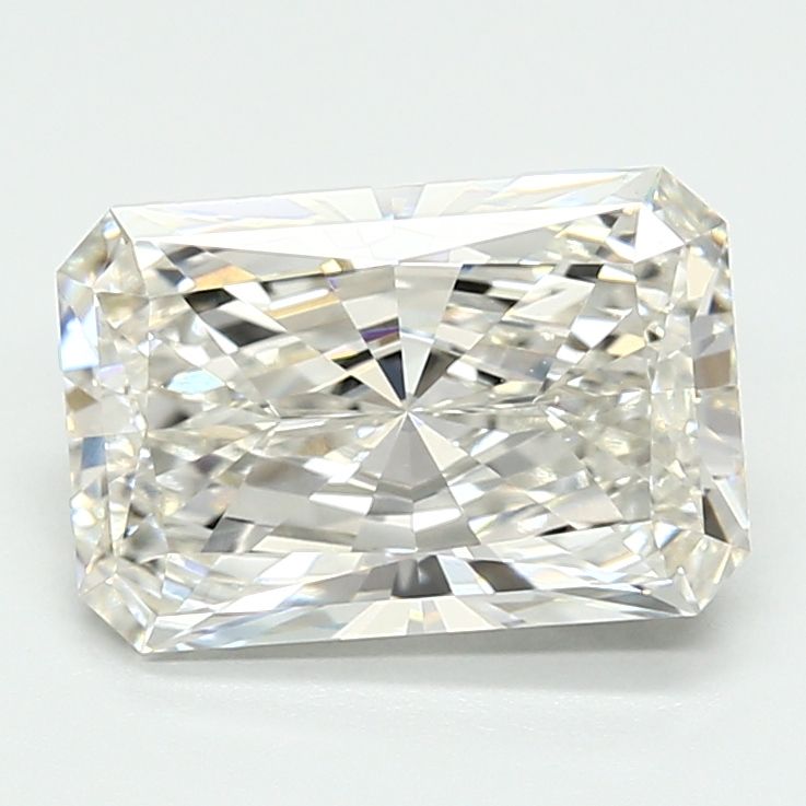 3.01 Carat Radiant Lab Diamond with  Cut Diamond in 14KT  view 1
