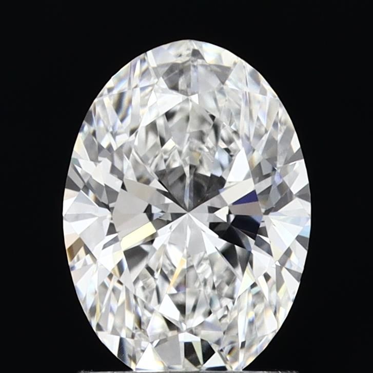 1.63 Carat Oval Lab Diamond with  Cut Diamond in 14KT  view 1
