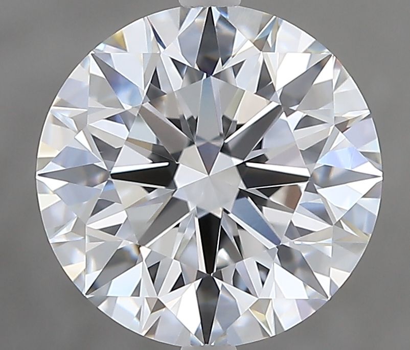 3.37 Carat Round Natural Diamond with  Cut Diamond in 14KT  view 1
