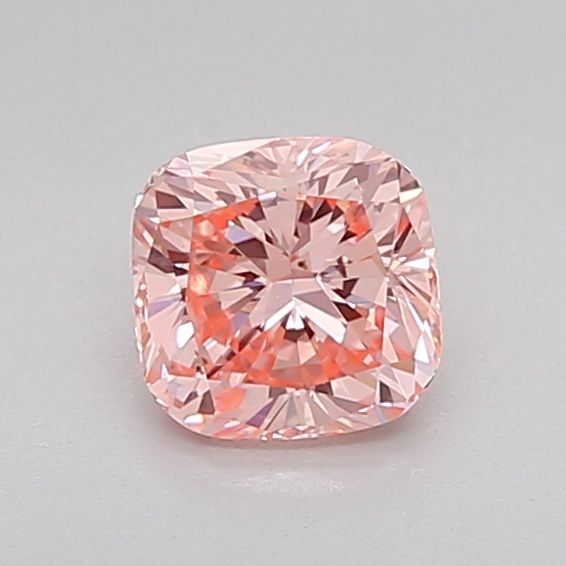 0.73 Carat Cushion Lab Diamond with  Cut Diamond in 14KT  view 1
