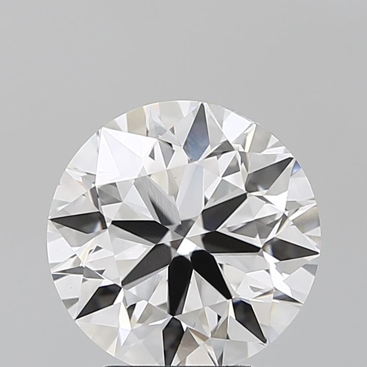 3.5 Carat Round Lab Diamond with  Cut Diamond in 14KT  view 1
