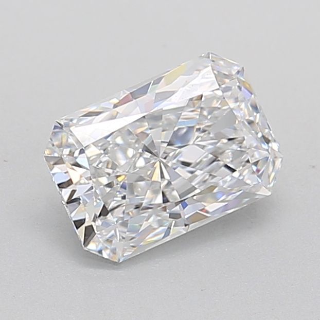 1.46 Carat Radiant Lab Diamond with  Cut Diamond in 14KT  view 1
