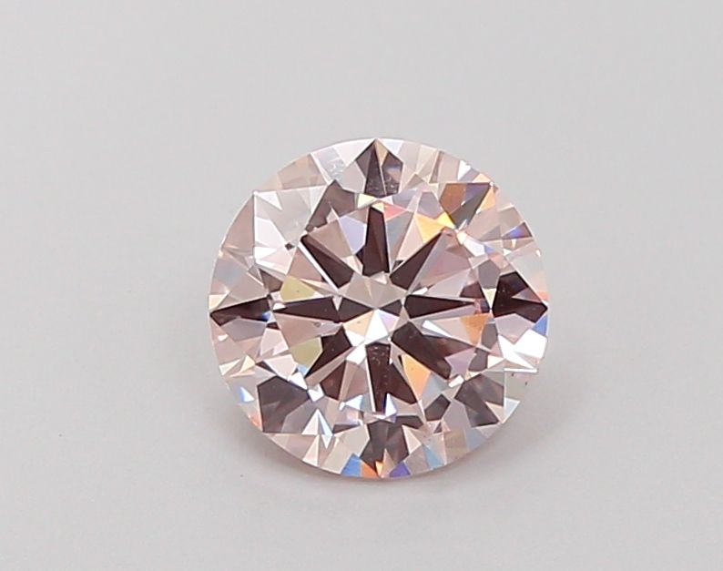 1.23 Carat Round Lab Diamond with  Cut Diamond in 14KT  view 1
