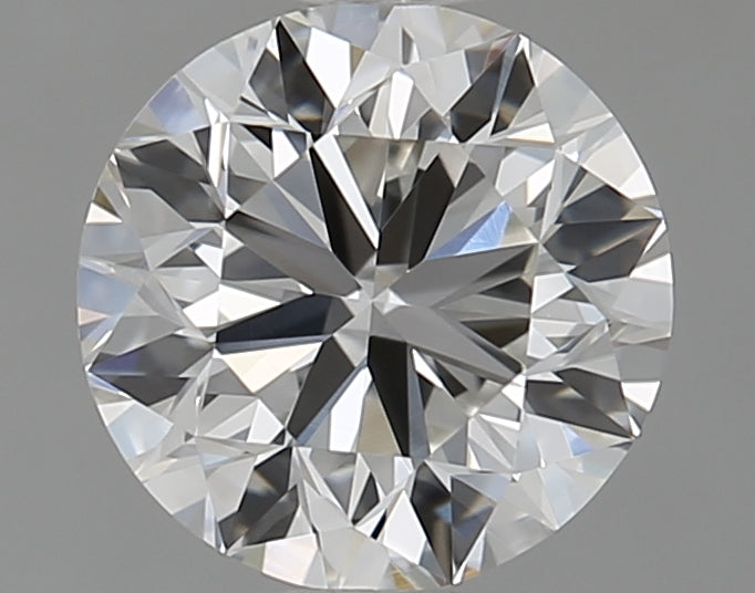 1.01 Carat Round Natural Diamond with  Cut Diamond in 14KT  view 1
