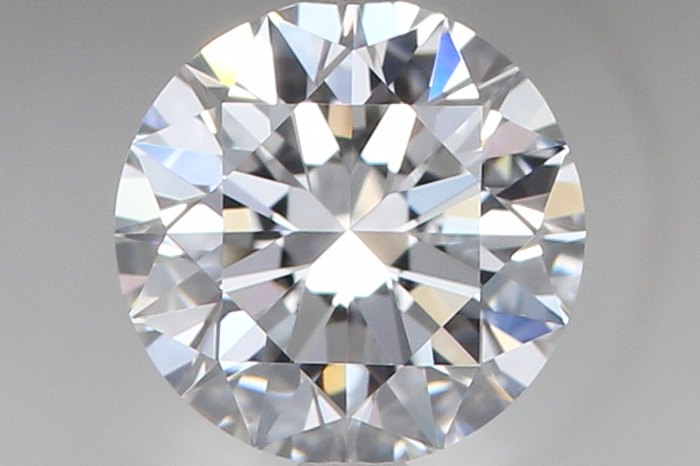 0.7 Carat Round Natural Diamond with  Cut Diamond in 14KT  view 1
