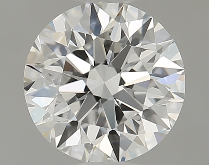 0.76 Carat Round Natural Diamond with  Cut Diamond in 14KT  view 1
