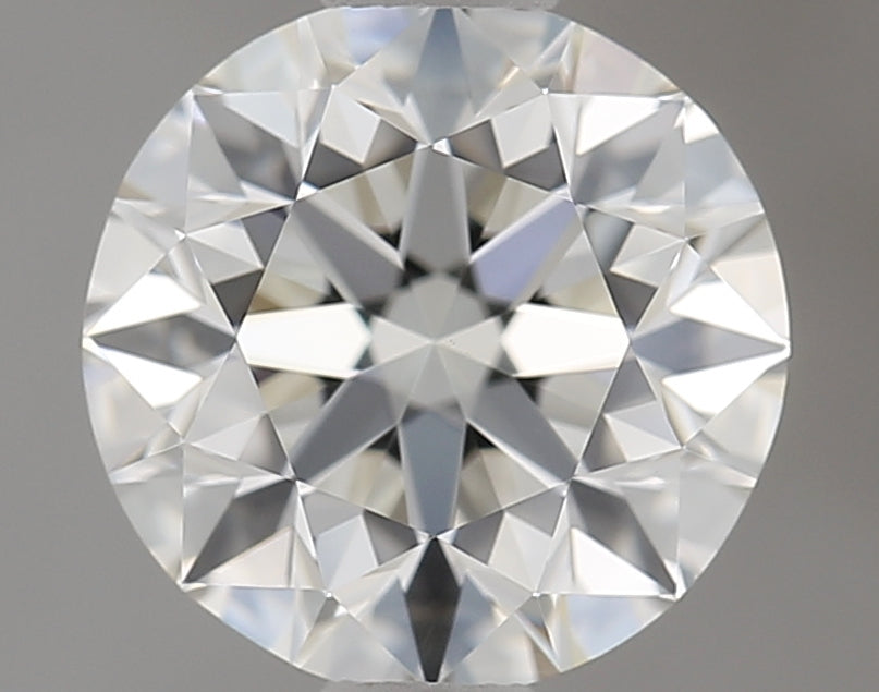 0.9 Carat Round Natural Diamond with  Cut Diamond in 14KT  view 1

