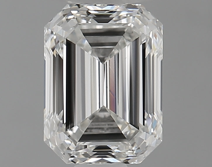 1.0 Carat Emerald Natural Diamond with  Cut Diamond in 14KT  view 1
