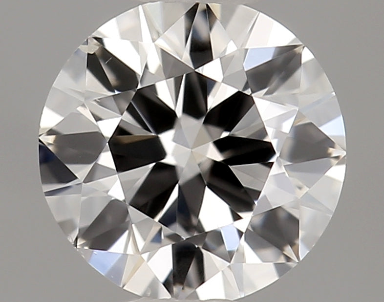 0.3 Carat Round Natural Diamond with  Cut Diamond in 14KT  view 1
