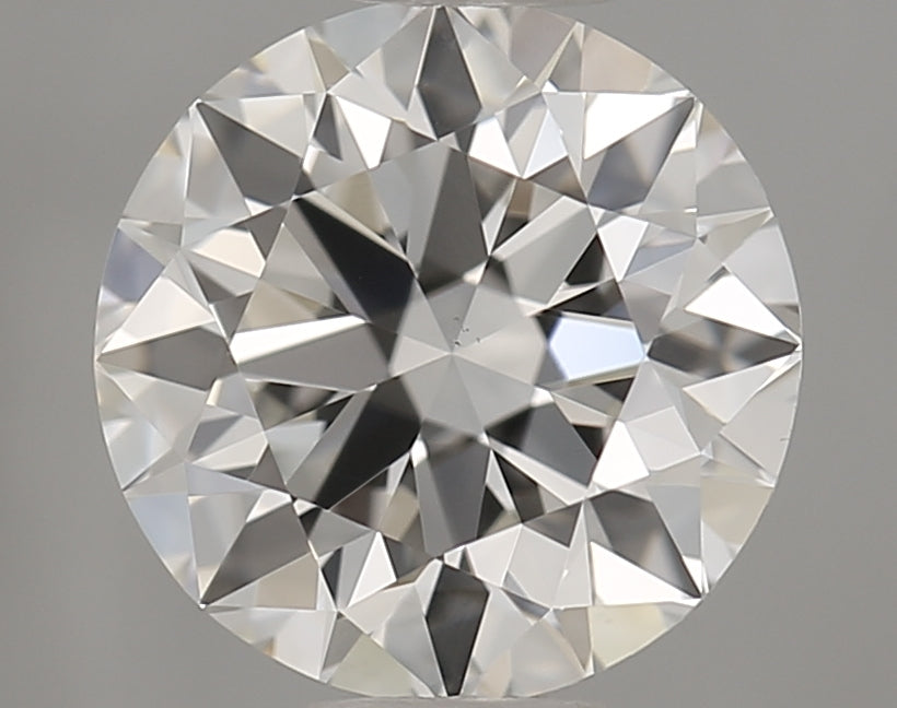 1.03 Carat Round Natural Diamond with  Cut Diamond in 14KT  view 1

