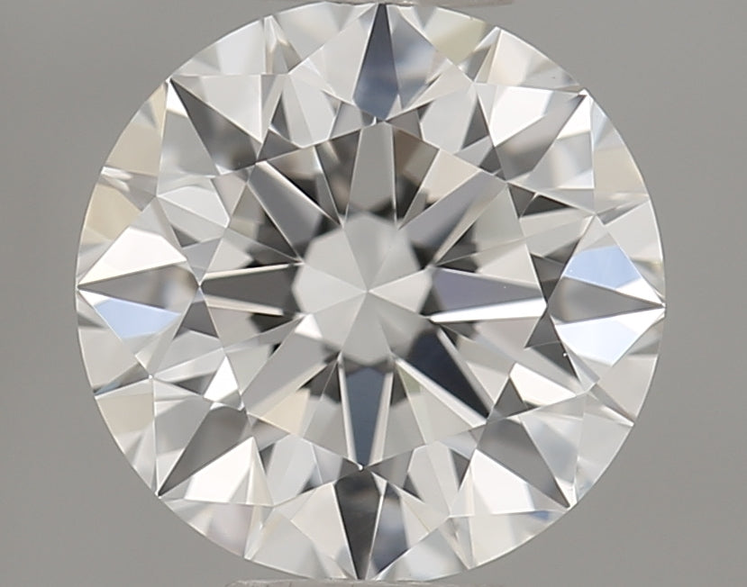 0.78 Carat Round Natural Diamond with  Cut Diamond in 14KT  view 1
