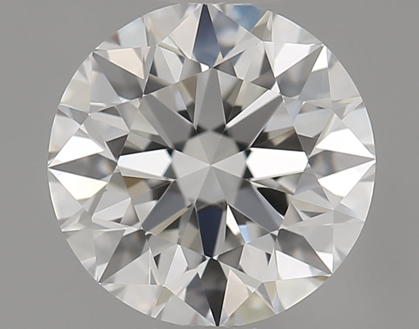 0.8 Carat Round Natural Diamond with  Cut Diamond in 14KT  view 1
