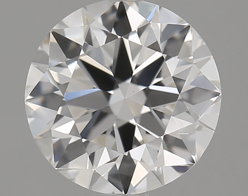 0.8 Carat Round Natural Diamond with  Cut Diamond in 14KT  view 1
