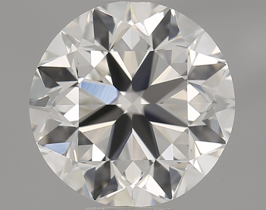 1.5 Carat Round Natural Diamond with  Cut Diamond in 14KT  view 1
