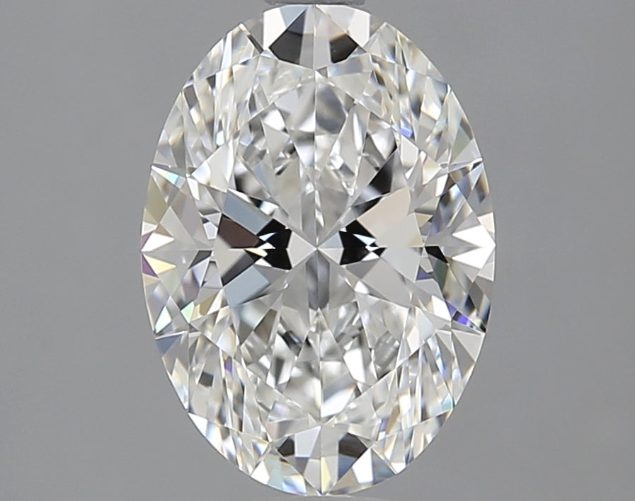 1.72 Carat Oval Lab Diamond with  Cut Diamond in 14KT  view 1
