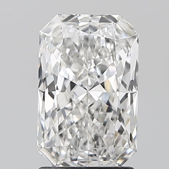 1.73 Carat Radiant Lab Diamond with  Cut Diamond in 14KT  view 1

