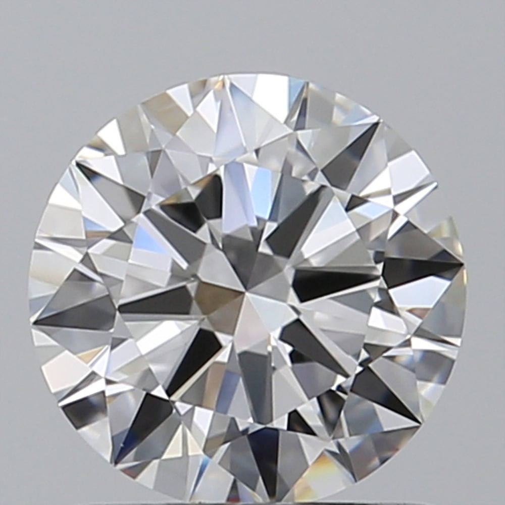 1.01 Carat Round Natural Diamond with  Cut Diamond in 14KT  view 1

