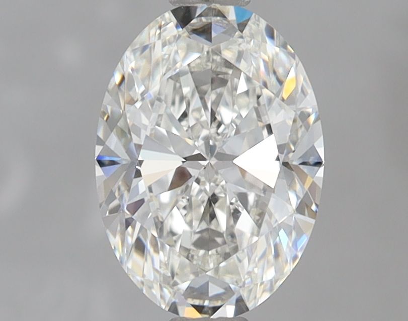 1.22 Carat Oval Natural Diamond with  Cut Diamond in 14KT  view 1
