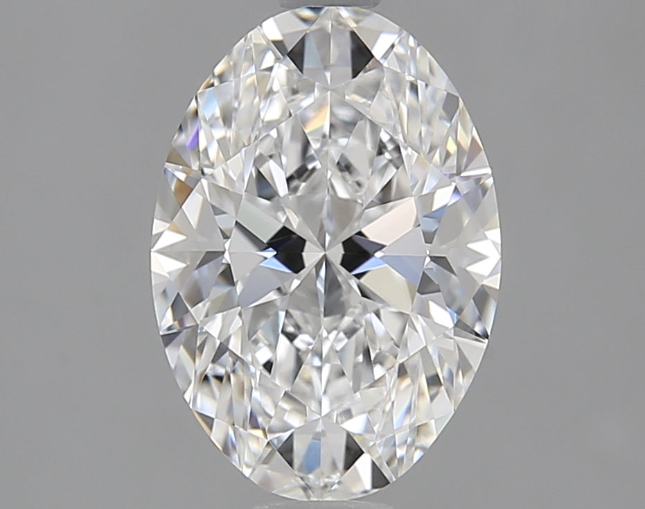1.7 Carat Oval Lab Diamond with  Cut Diamond in 14KT  view 1
