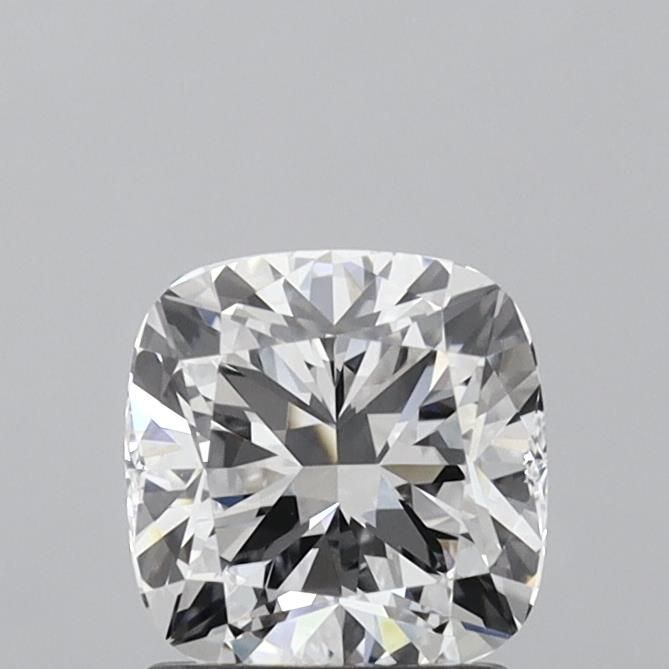 1.5 Carat Cushion Lab Diamond with  Cut Diamond in 14KT  view 1
