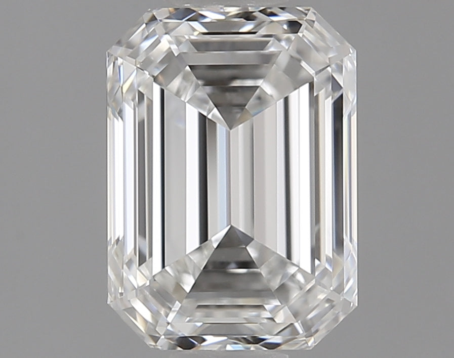 1.83 Carat Emerald Lab Diamond with  Cut Diamond in 14KT  view 1

