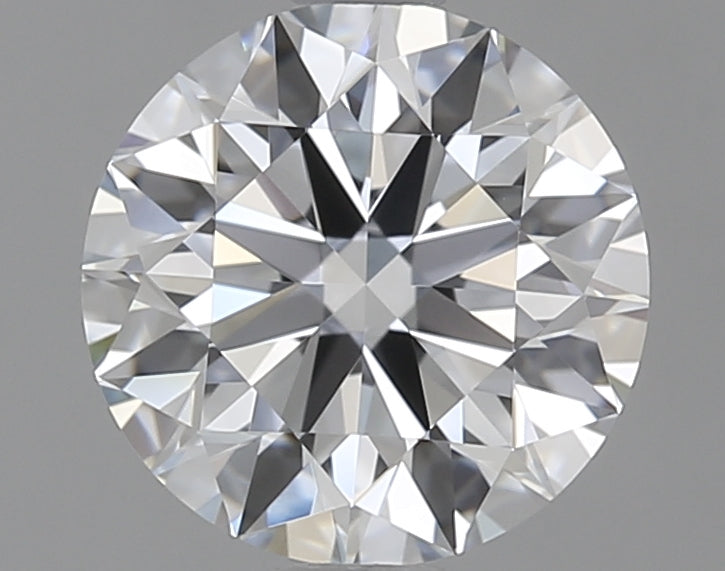 1.34 Carat Round Lab Diamond with  Cut Diamond in 14KT  view 1

