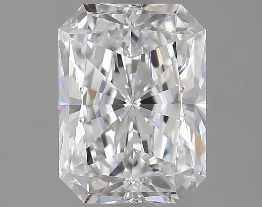 1.76 Carat Radiant Lab Diamond with  Cut Diamond in 14KT  view 1
