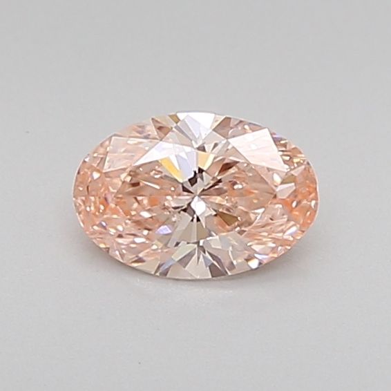0.36 Carat Oval Lab Diamond with  Cut Diamond in 14KT  view 1
